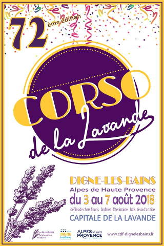 "72ème Corso de la lavande de Digne les Bains (Alpes de Haute-Provence)" "72ème Corso de la lavande de Digne les Bains (Alpes de Haute-Provence)"