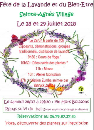fête de la lavande à Sainte Agnès fête de la lavande à Sainte Agnès