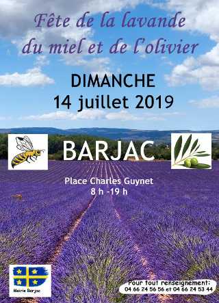 fete de la lavande du miel et de l olivier à Barjac (Gard)