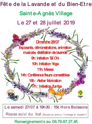 fête de la lavande à Sainte Agnès fête de la lavande à Sainte Agnès
