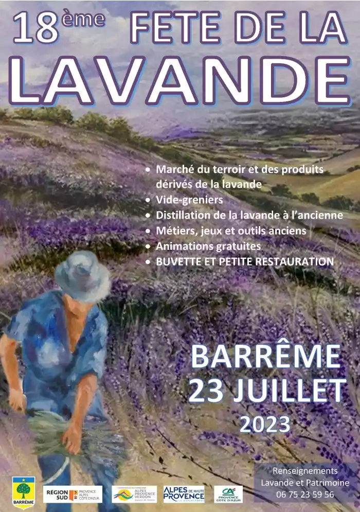 fête de la lavande 2023 à Barrême (Haute-Provence)