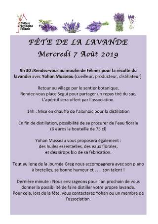 5eme fete de la lavande &agrave; Felines-minervois (Herault)