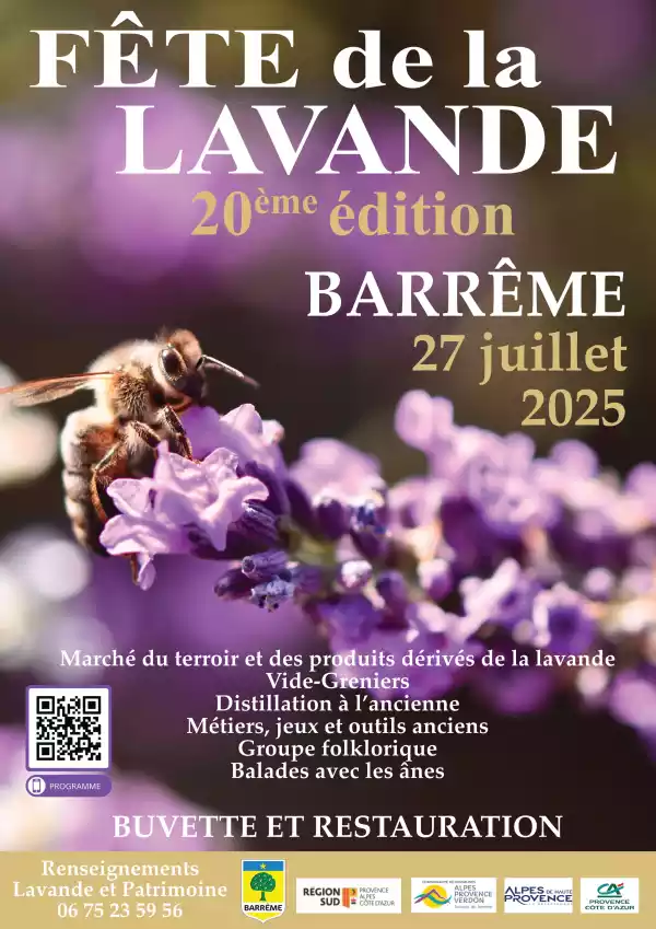 fête de la lavande 2025 à Barrême (Haute-Provence)